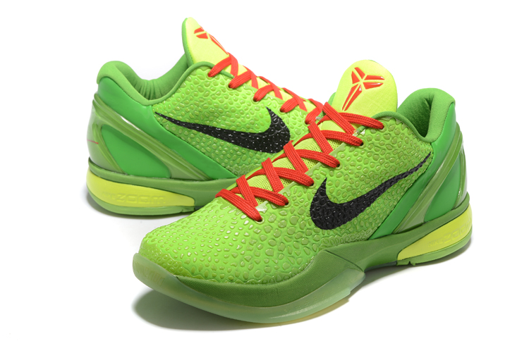 New Nike Kobe Bryant VIII Green Black Orange Shoes